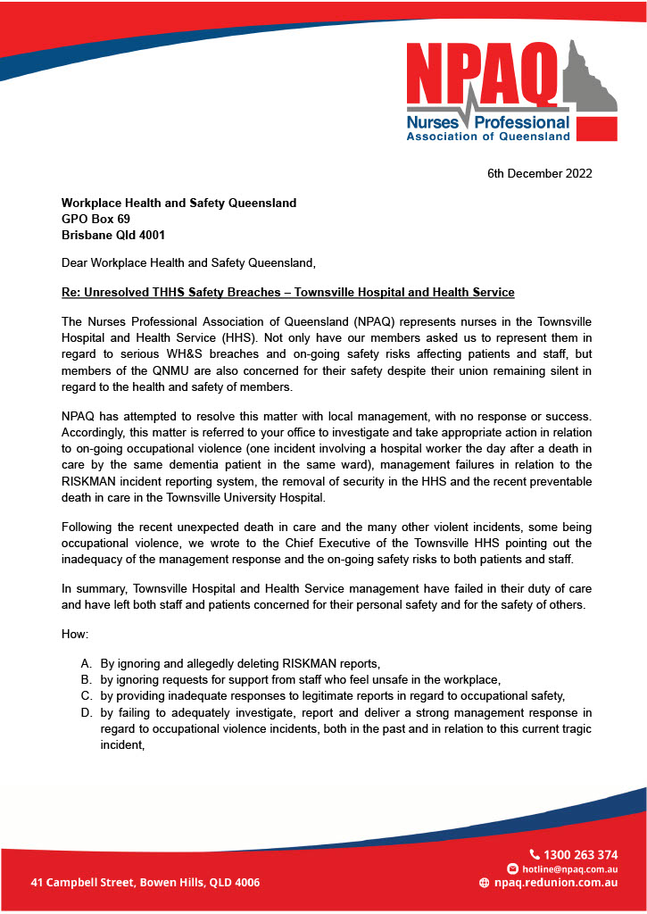Letter to Workplace Health and Safety Queensland 06_12_20221024_1